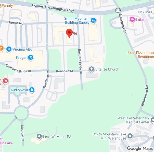 Map preview showing the Prime Executive Support office near Builders Pride Drive in Virginia.